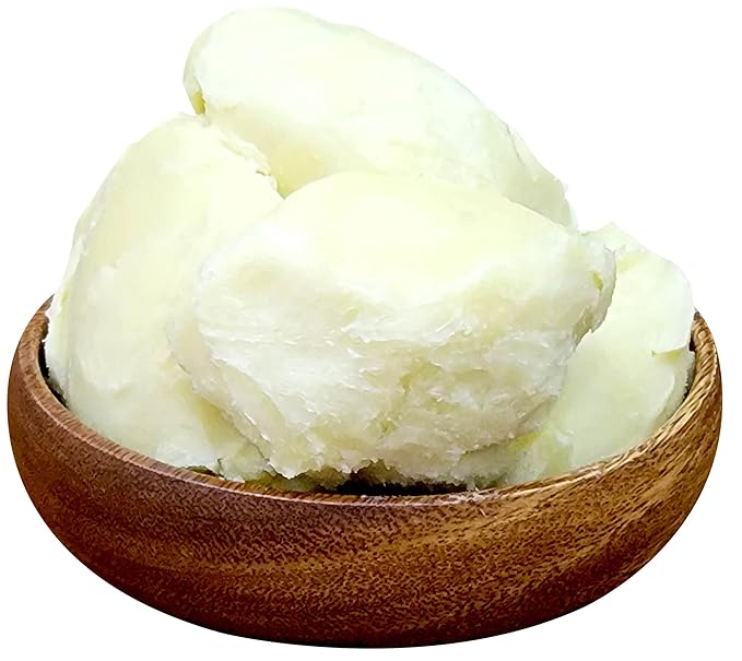 Raw African Shea Butter Ivory 2.2 lb, 100% Pure and Unrefined. Nourish and moisturize skin and hair. Use alone or DIY recipes. From Ghana, West Africa. (2.2 lb | 35.3 oz | 1kg)