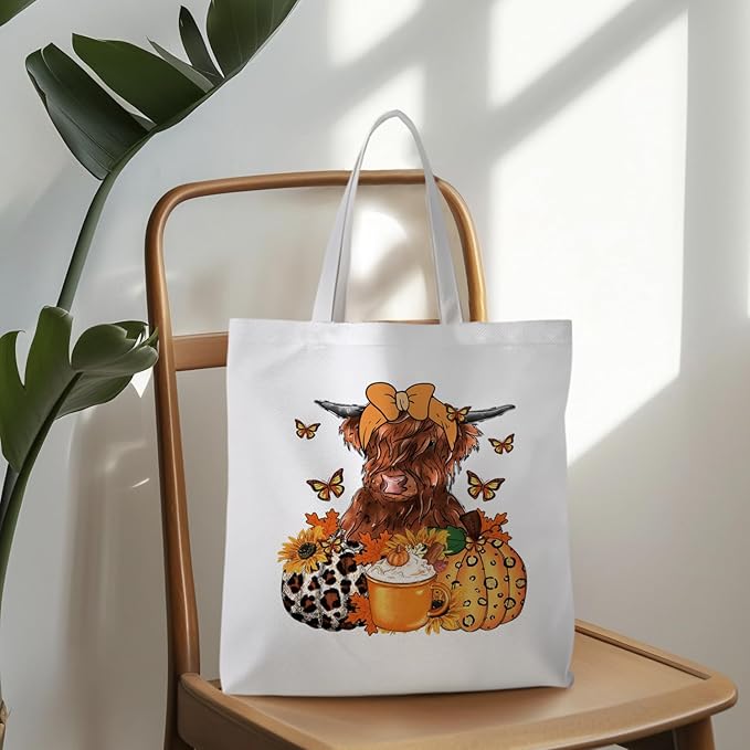 Halloween Tote Bag, Halloween Gifts for Women, Horror Tote Bag, Reusable Grocery Bags Shopping Bags