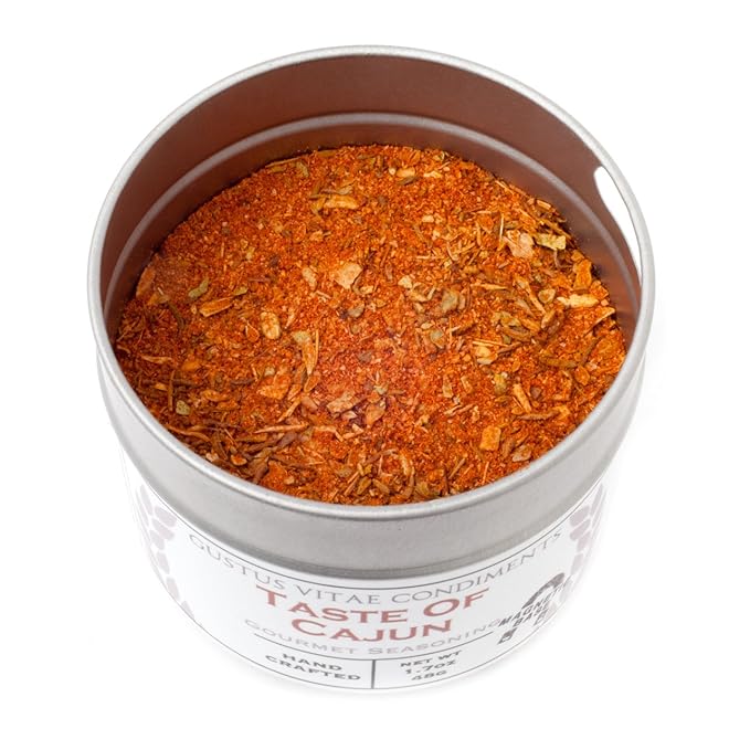 Gourmet World Flavors Seasoning Collection | Non GMO Verified | 6 Magnetic Tins | Spice Blends | Crafted in Small Batches by Gustus Vitae | #68