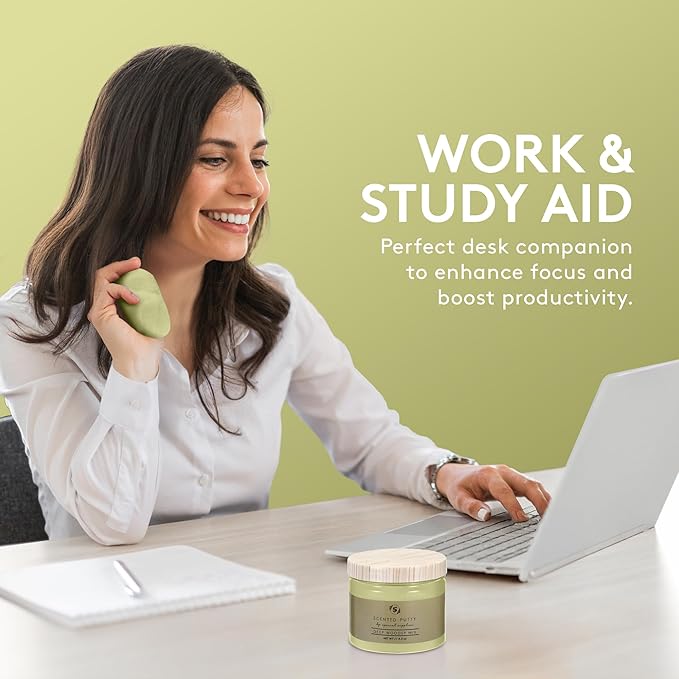 Special Supplies Scented Therapy Putty Dough - Infused with Pure Essential Oils for Aromatherapy and Meditation- Relaxation Gifts for Kids and Adults - Non-Stick (Deep Woodsy Mix (4.5 oz))