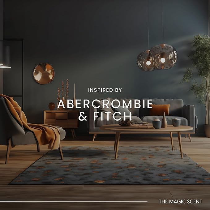 Mahogany & Teakwood Diffuser Oil - Hotel & Home Luxury Scents Inspired by Abercrombie & Fitch - Diffuser Oil Scents for Home Designed for Use in All Diffusers - 16.9 fl oz, 500 mL