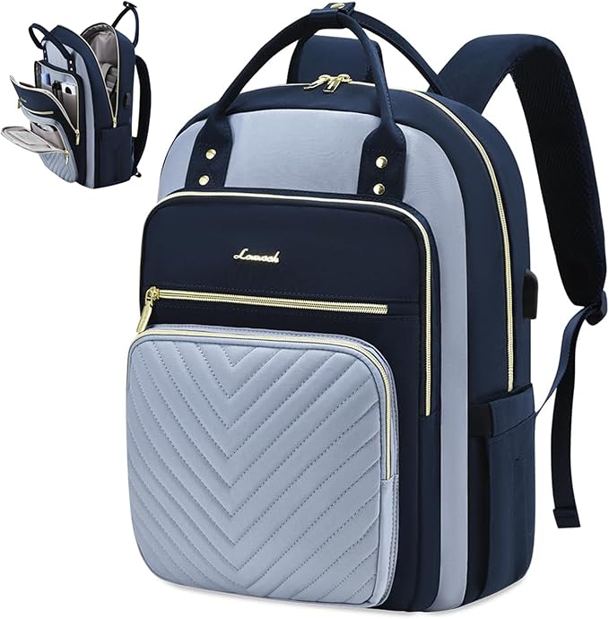 LOVEVOOK Laptop Backpack for Women,15.6 Inch Laptop Computer Bag Travel Backpack Purse,Waterproof Work Business Backpack