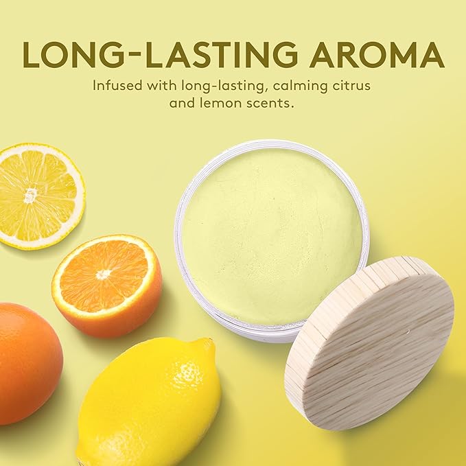 Special Supplies Scented Therapy Putty Dough - Infused with Pure Essential Oils for Aromatherapy and Meditation- Relaxation Gifts for Kids and Adults - Non-Stick (Citrus + Lemon (4.5 oz))