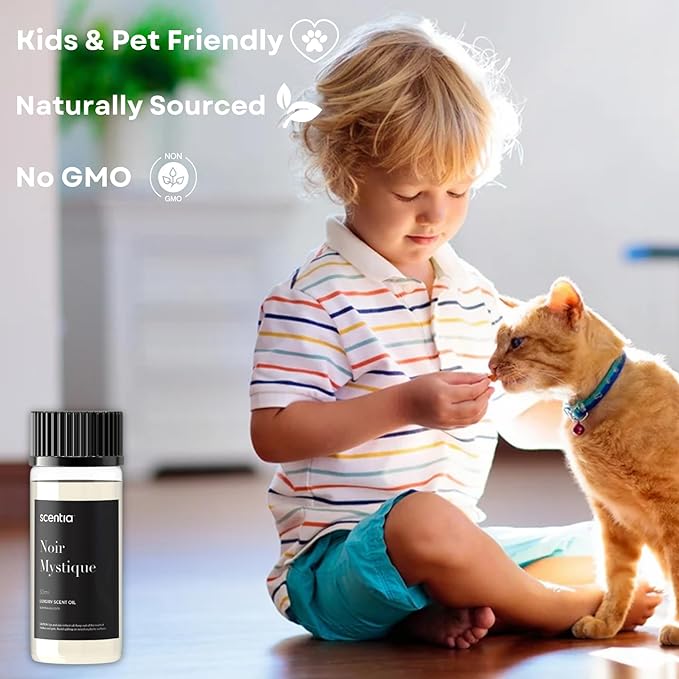 Hotel Diffuser Oil Inspired by The Edition Hotel Scent-50 mL 1.69 fl oz-Essential Oil Blend Rose, Lemon and Musk Notes for Aromatherapy Ultrasonic & Cold Diffusers-Noir Mystique, Mothers Day Gift