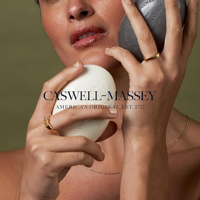 Caswell-Massey Elixir of Love Natural Bar Soap for Women, Moisturizing Body Soap Bar for All Skin Types, Made with Essential Oils & Plant-Based Formula for Soft Skin, 3.5 oz