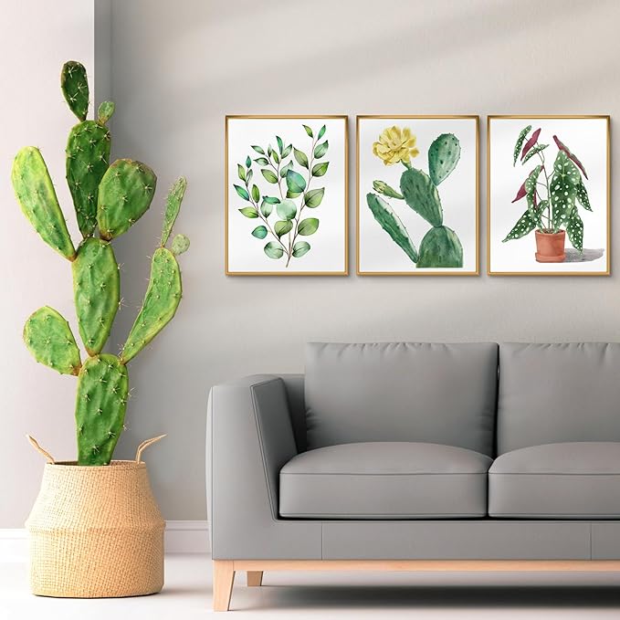 Golden State Art 16x20 Picture Frame 3 Pack - Aluminum Frames with 11x14 Removable Mats & Real Glass, Display 16x20 Posters or 11x14 Photos - Bronze Gallery Wall Frames for Home Office Decor