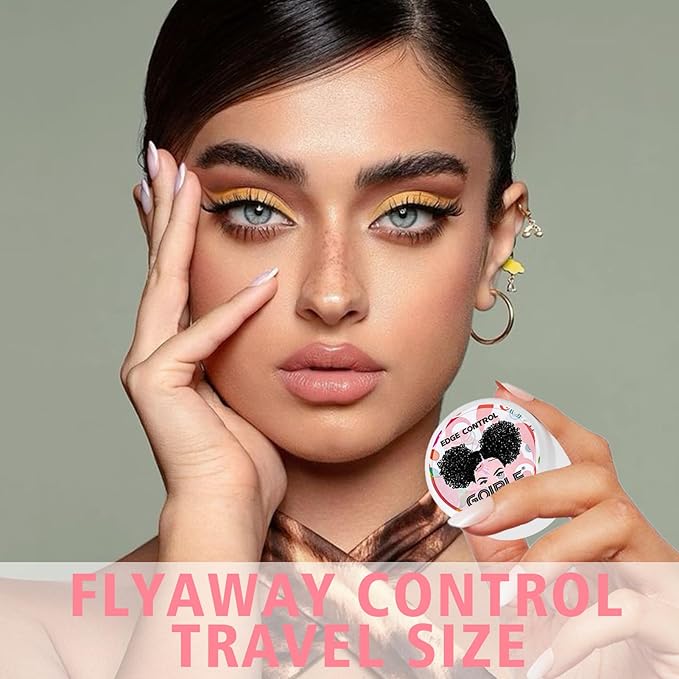 8.25 OZ Edge Control Wax for Women Strong Hold Non-greasy Edge Smoother, Edge Control for Back Hair Extreme Hold Pack, Hair Gel for All Hair Types, No Flaking, Extra Hold Water-based Edge Stay Gel Set