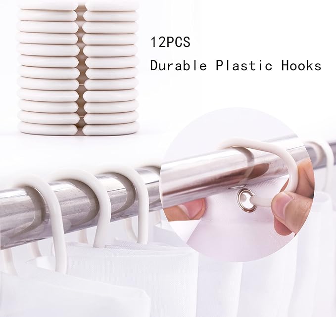 Bohemian Bathroom Curtain Colorful Boho Floral Print Beautiful Bright Polyester Fabric Cloth Shower Curtain for Bathroom Decoration, 72"x72"