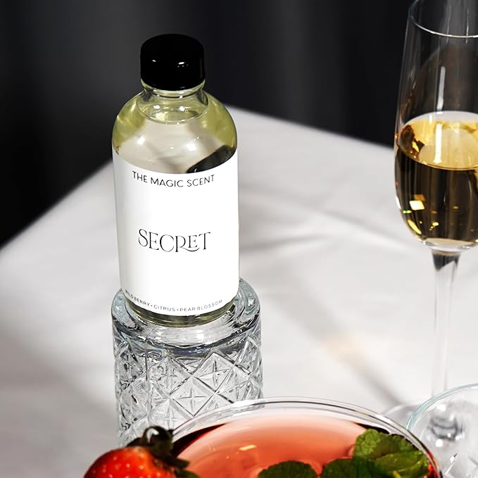 Secret Diffuser Oil - Hotel & Home Luxury Scents - Diffuser Oil Scents for Home Designed for Use in All Diffusers - 8.5 fl oz, 250 mL