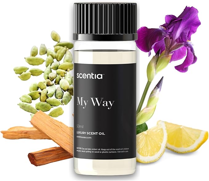 My Way Hotel Diffuser Oil Inspired by The 1 Hotel Miami Beach- 50 ml 1.69 fl oz - Essential Oil Blend Sandalwood, Cedar & Lemon Notes for Aromatherapy Diffusers and Humidifiers