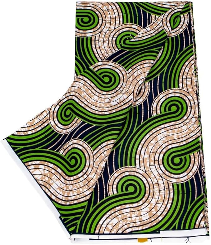 African Fabric 6 Yard Printed Wax Cloth African Ankara Fabric for Party Dress