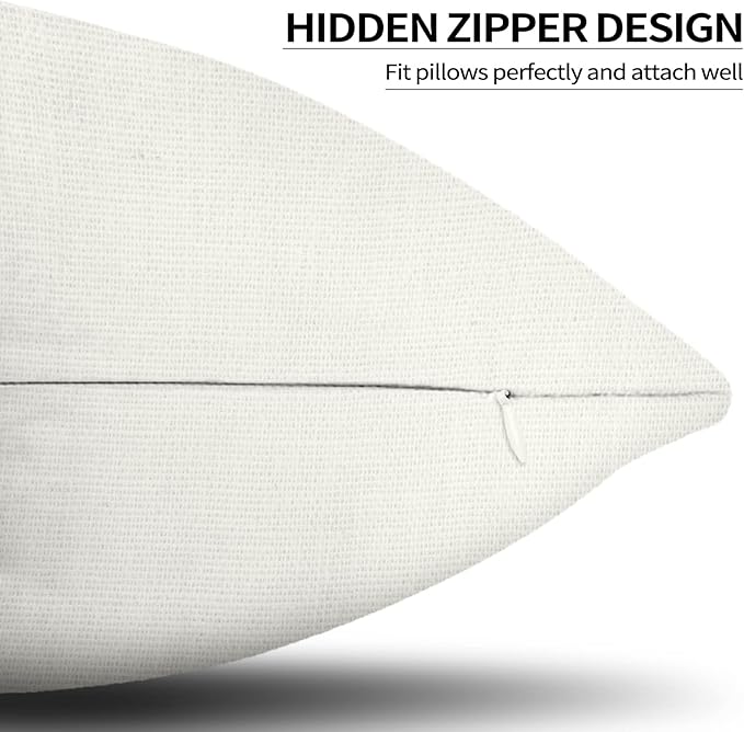 COMMINY Blue Grey Pillow Covers 16x16 Set of 6 Decorative Daisy Flower Throw Pillow Cover for Couch Modern Farmhouse Cushion Pillow Case for Living Room Patio Home Decor