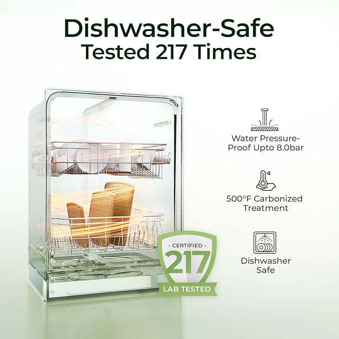 Dishwasher Safe Carbonized Bamboo Wood Cutting Boards for Kitchen with Juice Groove, Wooden Charcuterie & Chopping for Fruit, Vegetables & Cheese, Durable, Lightweight, Water-Resistant