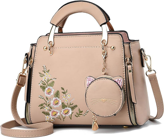 Xiaoyu Fashion Purses and Handbags for Women Ladies Crossbody Bags Top Handle Satchel Shoulder Bags Small Totes