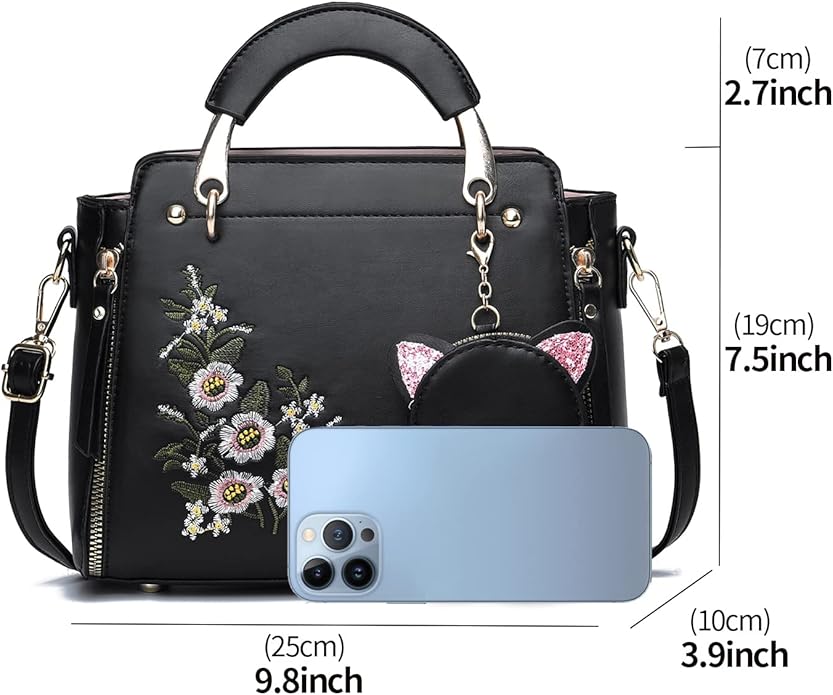 Xiaoyu Fashion Purses and Handbags for Women Ladies Crossbody Bags Top Handle Satchel Shoulder Bags Small Totes