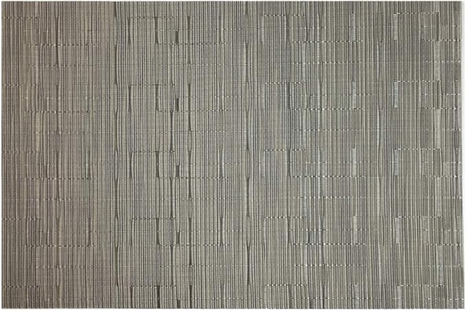 Red-A Placemats Set of 6 for Dining Table Heat-Resistant Washable Place Mats Woven Vinyl Kitchen Table Mats Easy to Clean,Silver Grey