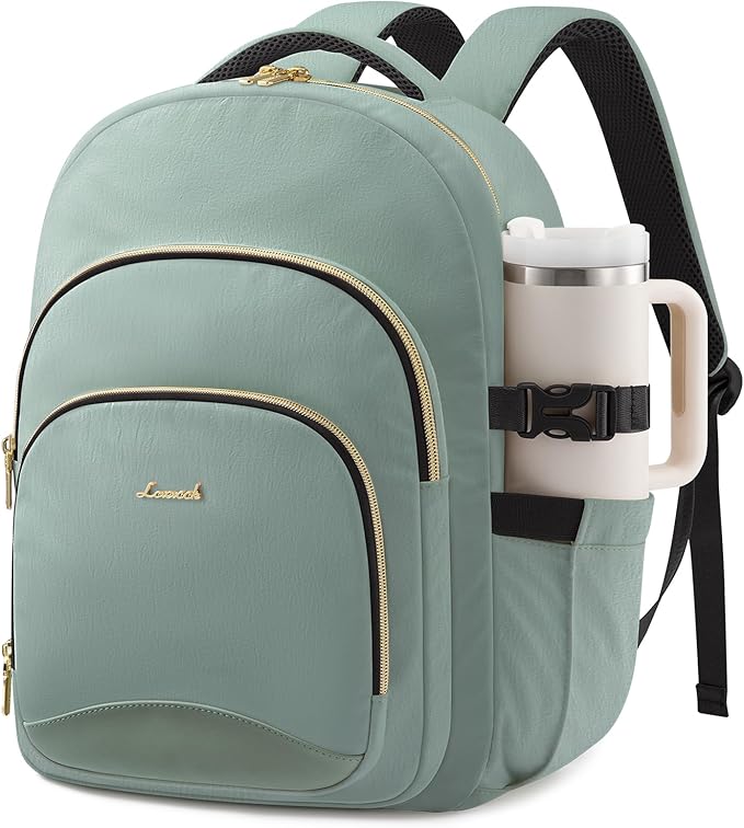 LOVEVOOK Laptop Backpack for Women, 15.6-Inch Work Backpack, Back to School Bookbag for College Student Teen Girls, Casual Personal Item Travel Bag Business Computer Daypack for Teacher Nurse, Gift