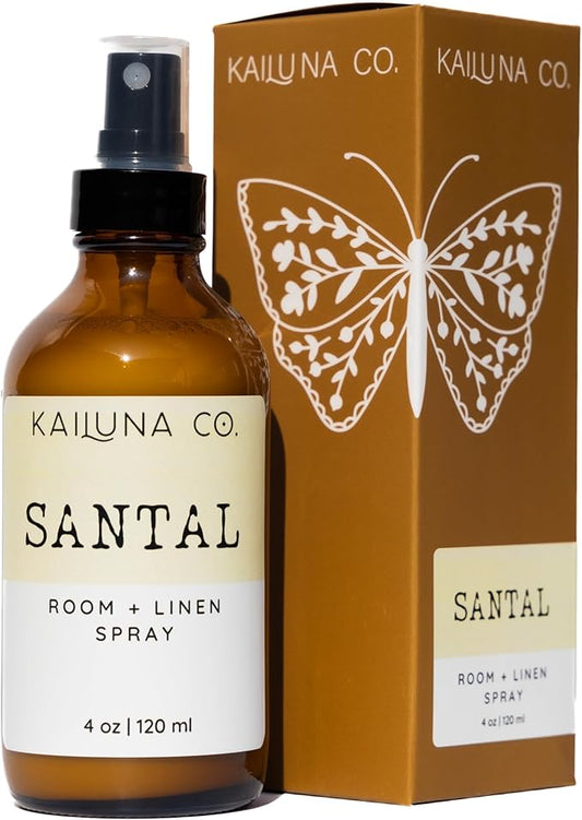 Santal Artisan Natural Room and Linen Spray with Pure Essential and Fragrance Oils, Made in California (4 oz), 33