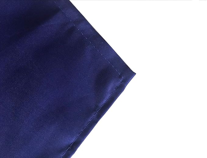 Total 6PCS Blue Bib Apron Adult with 2 Pockets for Women Men Chef Cooking Kitchen (6, Deep Blue)
