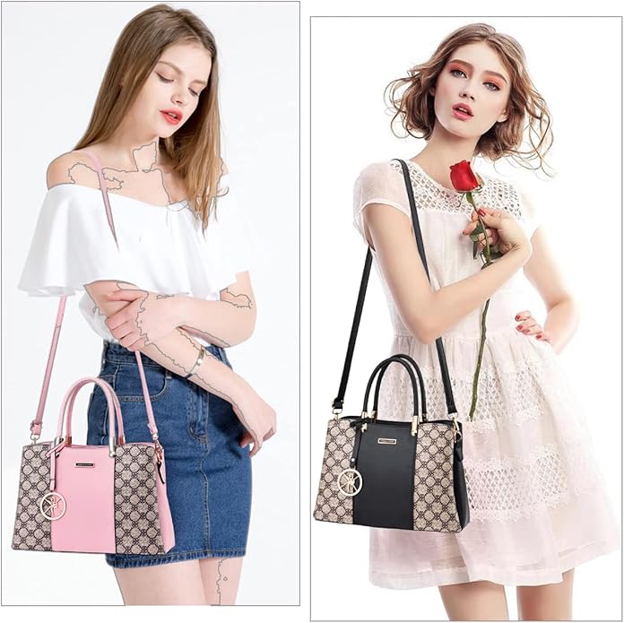 KURGOOL Women Purses and Handbags Top Handle Satchel Shoulder Bags Messenger Tote Bag for Ladie