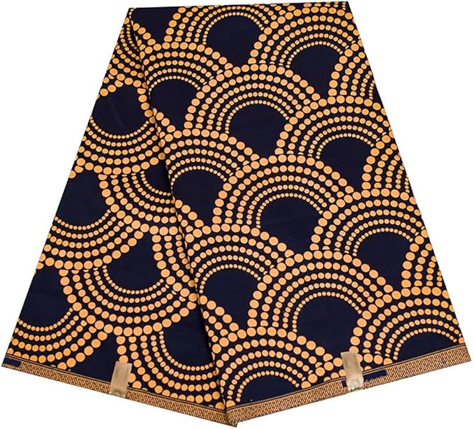 African Fabric 6 Yard Ankara Tribal Print Fabric for Party Dress A30