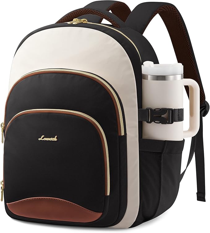 LOVEVOOK Laptop Backpack for Women, 15.6-Inch Work Backpack, Back to School Bookbag for College Student Teen Girls, Casual Personal Item Travel Bag Business Computer Daypack for Teacher Nurse, Gift