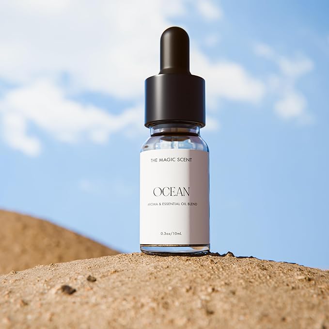 Ocean Diffuser Oil - Cold-Air & Ultrasonic Scented Oils for Diffuser Inspired by Bali - Essential Oils for Diffusers Aromatherapy - 0.34 Fl Oz, 10 ml