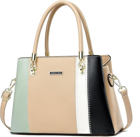 KURGOOL Women Purses and Handbags Top Handle Satchel Shoulder Bags Messenger Tote Bag for Ladie