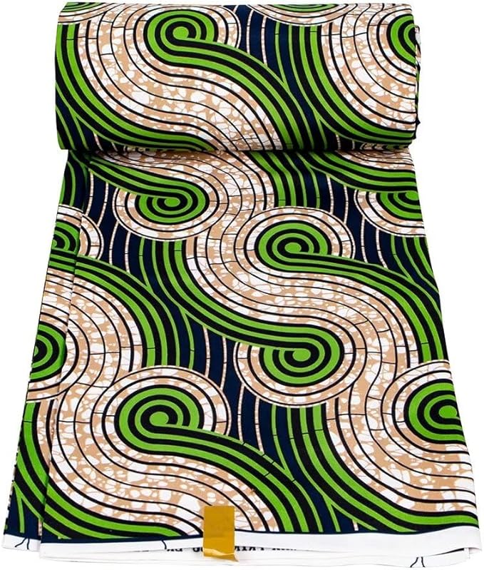 African Fabric 6 Yard Printed Wax Cloth African Ankara Fabric for Party Dress