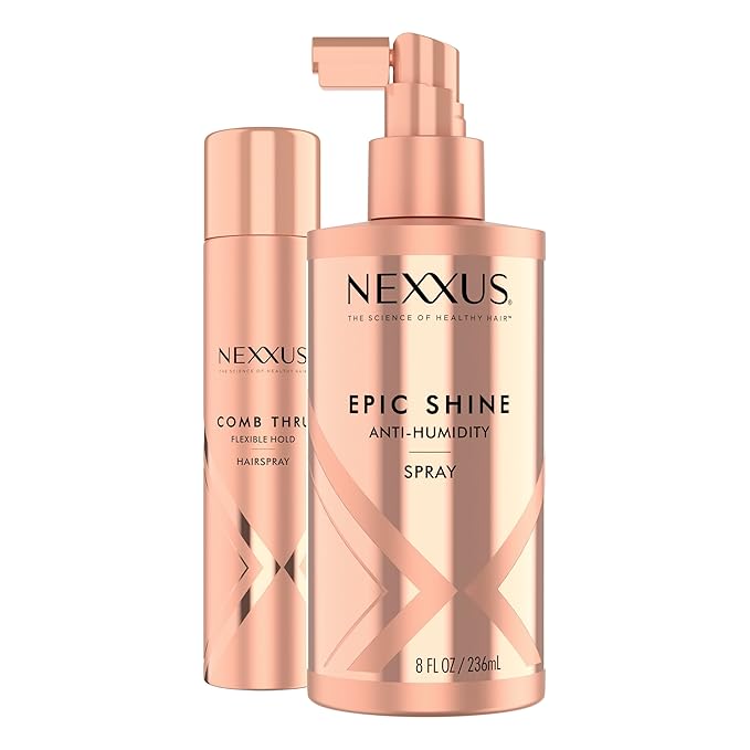 Nexxus Comb Thru Flexible Hold Hair Spray, Brushable Finish, 72H Humidity Shield, 10 oz