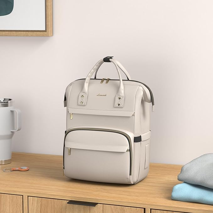 LOVEVOOK Laptop Backpack for Women Teacher Backpack Nurse Bag,Work Bag Backpack Purse Bag Anti-Theft Travel Backpacks with USB Charging Port,15.6 Inch Backpacks for College Business Casual