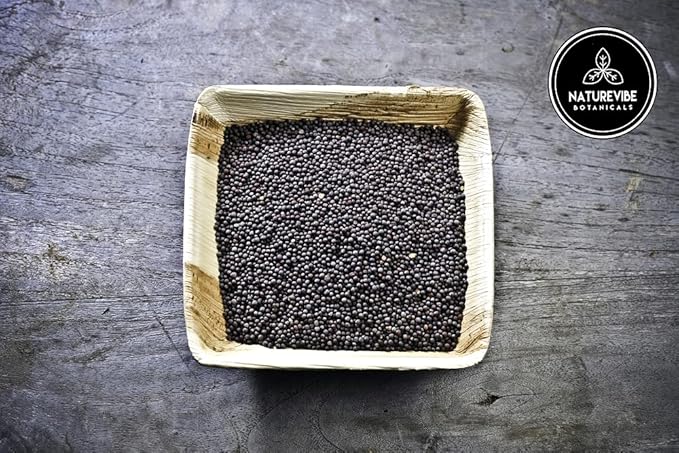 Naturevibe Botanicals Black Mustard Powder 5lb | Non GMO Gluten Free Vegan | Indian spice made with 100% Pure Black Mustard Seeds | Bulk Bag (80 Ounces)