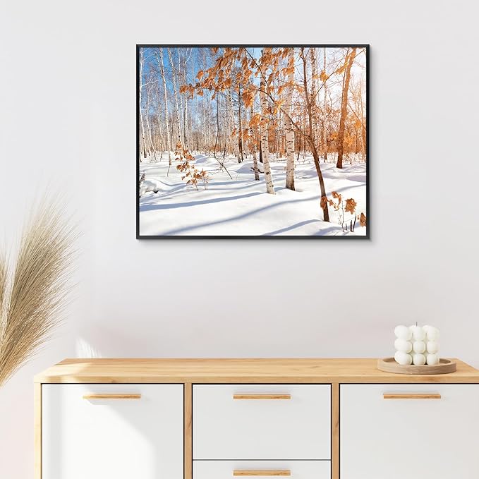 Golden State Art, 20x24 Aluminum Picture Frame, Black Metal Thin Poster Frames for 20 x 24 inch Photo, Acrylic Front, Wall Hook for Horizontal or Vertical Display, 3 Pack