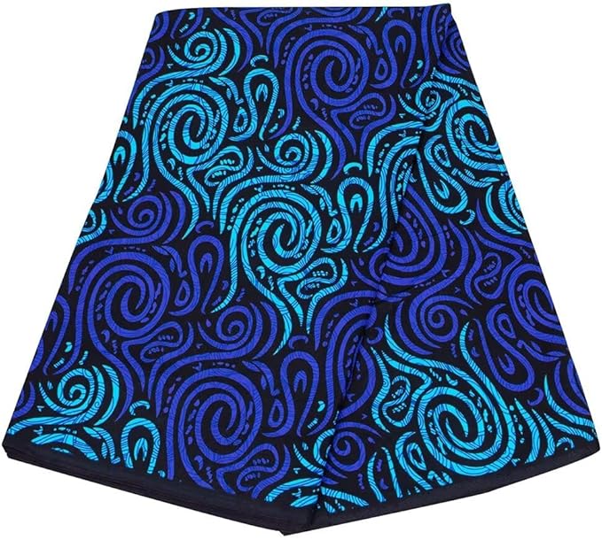 Africa Ankara Prints Wax 6 Yard Fabric African Fabric for Party Dress Craft DIY Sewing Textile Polyester Nigeria Tissu