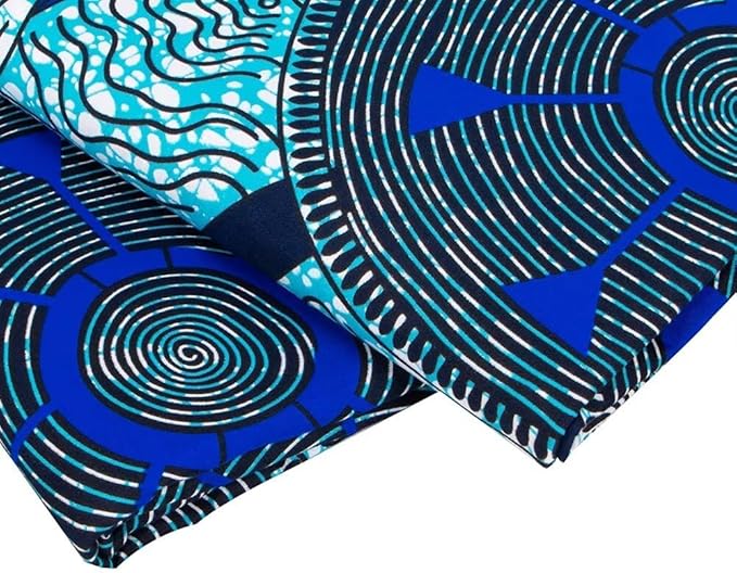 African Fabric 6 Yard Printed Wax Cloth African Ankara Fabric for Party Dress