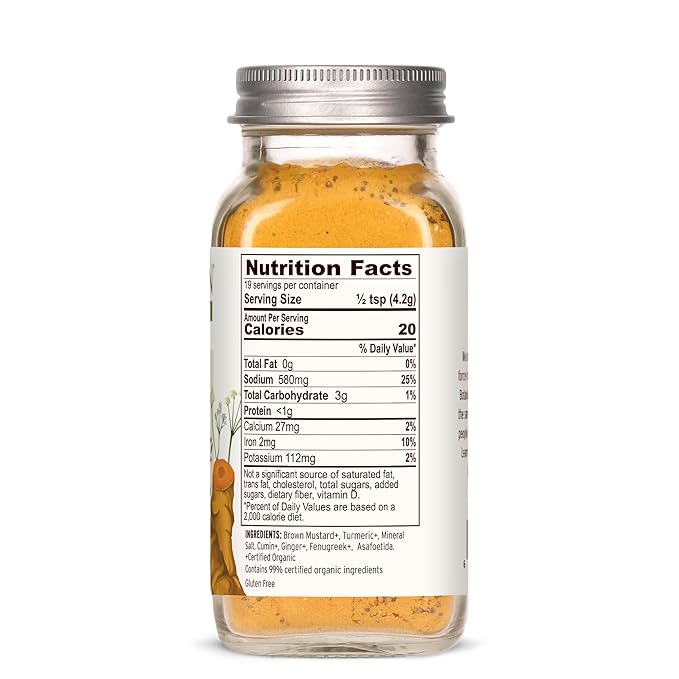 Banyan Botanicals Kitchari Spice Mix – Ayurvedic Kitchari Blend with Organic Herbs & Spices – for Ayurvedic Meals & Digestive Health – 2.8 oz – Non GMO Sustainably Sourced Vegan