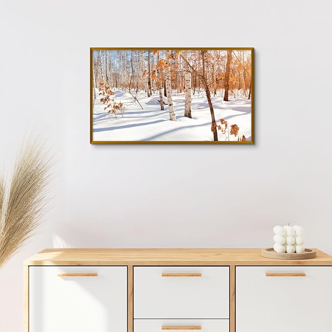 Golden State Art, 14x24 Aluminum Picture Frame, Bronze Metal Thin Poster Frames for 14 x 24 inch Photo, Acrylic Front, Wall Hook for Horizontal or Vertical Display, 3 Pack