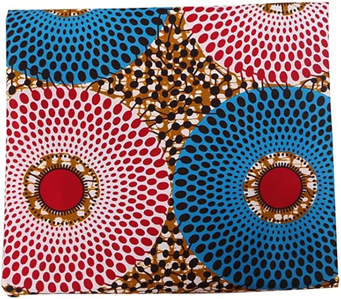 African Polyester Wax Prints Ankara Fabric 6 Yard African Fabric for Party Dress