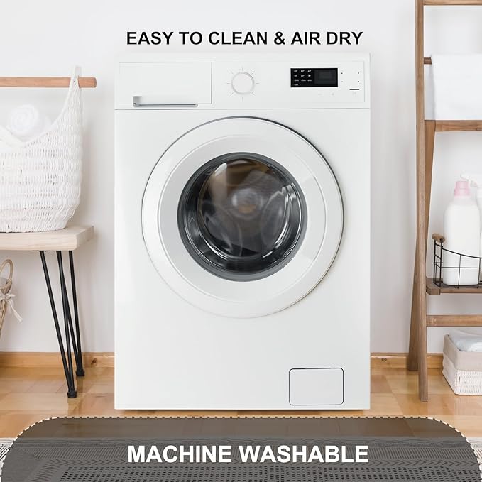 Bath Mat for Tub & Shower, Non Slip Soft Bathmat with Suction Cups & Drain Holes, Machine Washable Bathtub Floor Liner Mats for Bathroom, 35x16 Inch, Clear