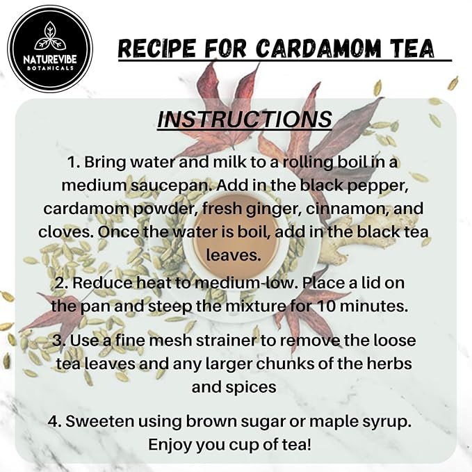 Naturevibe Botanicals Green Cardamom Ground (Elaichi Powder), 3.5 ounces | Non-GMO and Gluten Free | Helps Digestion | Indian Spice