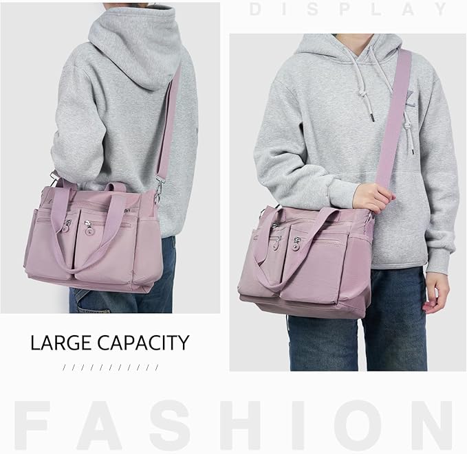 Tote Bag for Women Canvas Handbags for Woman Crossbody Bags with Multiple Pockets