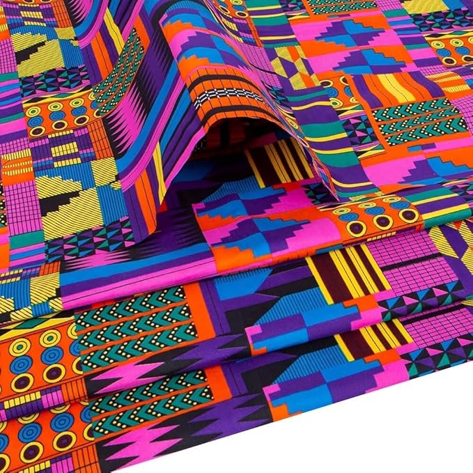 African Fabric 6 Yard Ankara Fabric Tribal Print Fabric Dashiki Long Skirts