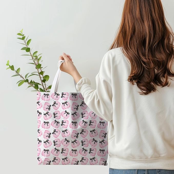 Halloween Tote Bag, Halloween Gifts for Women, Horror Tote Bag, Reusable Grocery Bags Shopping Bags