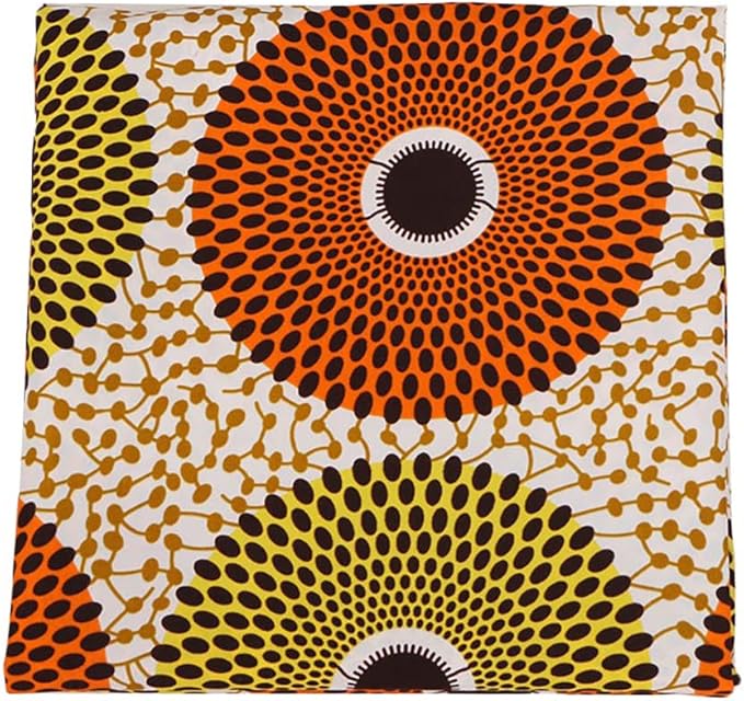African Polyester Wax Prints Fabric 6 Yard Ankara African Fabric for Party Dress