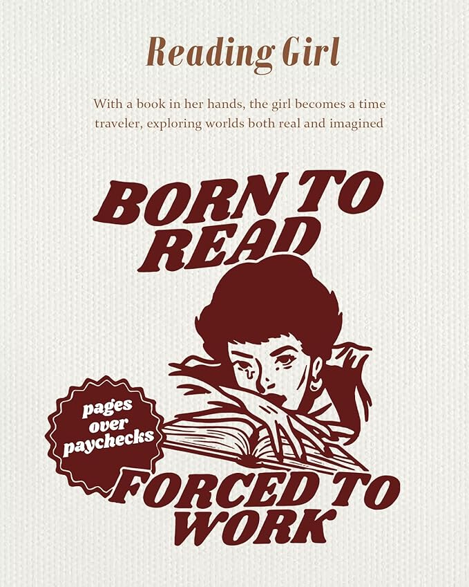 Aesthetic Tote Bag for Girls - with Magnetic Buckle and Zipper Inner Pocket for Women Lady Canvas Cotton Tote Bag