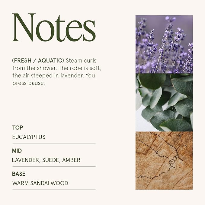 LA JOLIE MUSE Lavender Candle, 19 oz Wood Wicked Candles for Home Scented, Large Soy Candles for Women, 90 Hours Long Burning, Lavender Suede