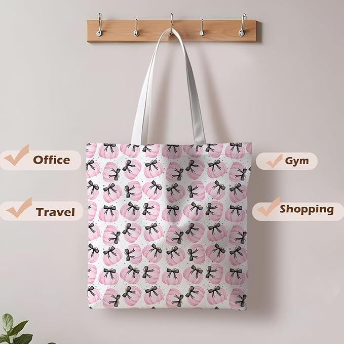 Halloween Tote Bag, Halloween Gifts for Women, Horror Tote Bag, Reusable Grocery Bags Shopping Bags