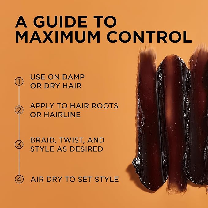 African Pride Black Castor Miracle Extra Hold Braid, Loc, Twist Gel - Extreme Hold Braiding Hair Gel, Edge Control & Tames Frizz, No Flake | Natural Ingredients, Coconut Oil | 8oz