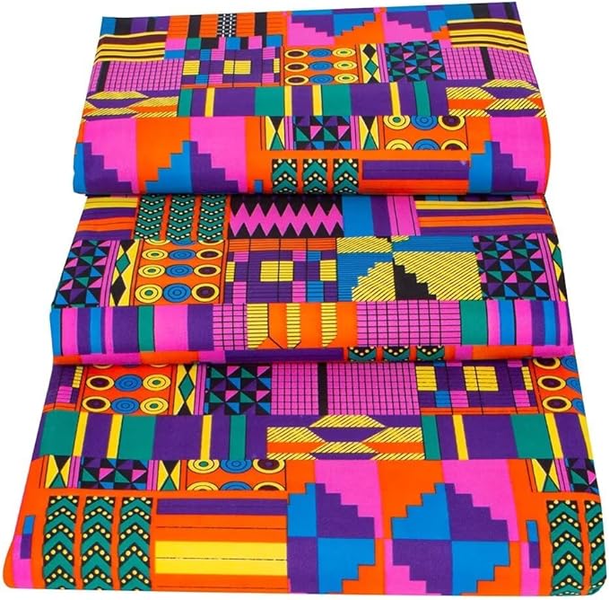 African Fabric 6 Yard Ankara Fabric Tribal Print Fabric Dashiki Long Skirts