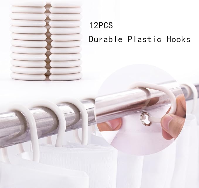 Bohemian Bathroom Curtain Colorful Boho Floral Print Beautiful Bright Polyester Fabric Cloth Shower Curtain for Bathroom Decoration, 72"x72"